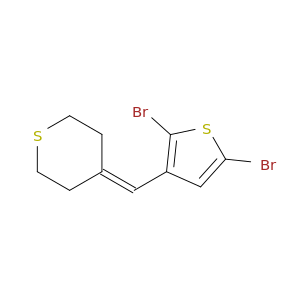 2H-Thiopyran, 4-[(2,5-dibromo-3-thienyl)methylene]tetrahydro-