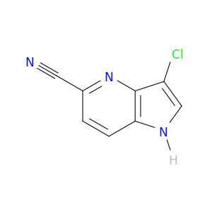 3-Chloro-1H-pyrrolo[3,2-b]pyridine-5-carbonitrile