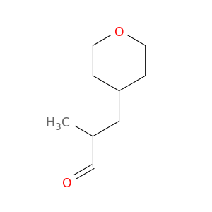 2-methyl-3-(oxan-4-yl)propanal