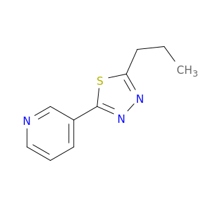 Pyridine, 3-(5-propyl-1,3,4-thiadiazol-2-yl)-