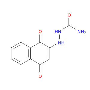 Hydrazinecarboxamide, 2-(1,4-dihydro-1,4-dioxo-2-naphthalenyl)-