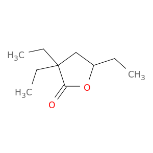 2(3H)-Furanone, 3,3,5-triethyldihydro-