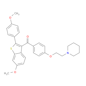 Methanone,[6-methoxy-2-(4-methoxyphenyl)benzo[b]thien-3-yl][4-[2-(1-piperidinyl)ethoxy]phenyl]-