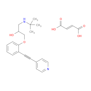 1-[2-(2-(PYRIDIN-4-YL)ETHYNYL)PHENOXY]-3-(TERT-BUTYLAMINO)PROPAN-2-OL MALEATE