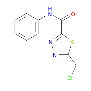 5-(Chloromethyl)-N-phenyl-1,3,4-thiadiazole-2-carboxamide