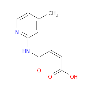2-Butenoic acid, 4-[(4-methyl-2-pyridinyl)amino]-4-oxo-, (2Z)-
