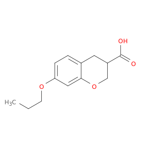 7-Propoxy-3,4-dihydro-2H-1-benzopyran-3-carboxylic Acid