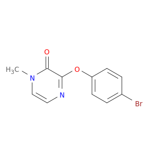 3-(4-bromophenoxy)-1-methyl-1,2-dihydropyrazin-2-one