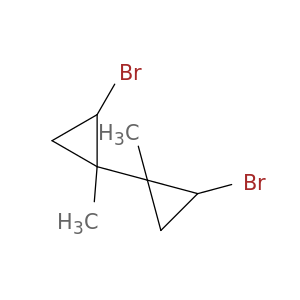 1,1'-Bicyclopropyl, 2,2'-dibromo-1,1'-dimethyl-