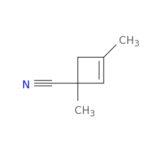 2-Cyclobutene-1-carbonitrile, 1,3-dimethyl-