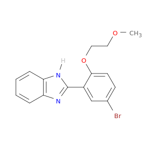 1H-Benzimidazole, 2-[5-bromo-2-(2-methoxyethoxy)phenyl]-