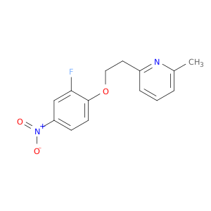 Pyridine, 2-[2-(2-fluoro-4-nitrophenoxy)ethyl]-6-methyl-