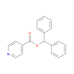 4-Pyridinecarboxylic acid, diphenylmethyl ester