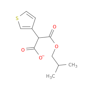 Propanedioic acid, 3-thienyl-, mono(2-methylpropyl) ester