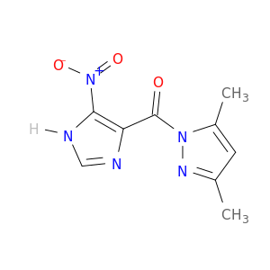 Methanone,(3,5-dimethyl-1H-pyrazol-1-yl)(5-nitro-1H-imidazol-4-yl)-