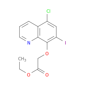 Acetic acid, [(5-chloro-7-iodo-8-quinolinyl)oxy]-, ethyl ester