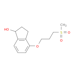 4-(3-methanesulfonylpropoxy)-2,3-dihydro-1H-inden-1-ol