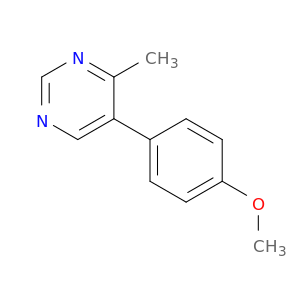 Pyrimidine, 5-(4-methoxyphenyl)-4-methyl-