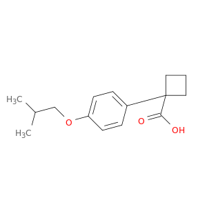 1-[4-(2-甲基丙氧基)苯基]环丁烷-1-羧酸