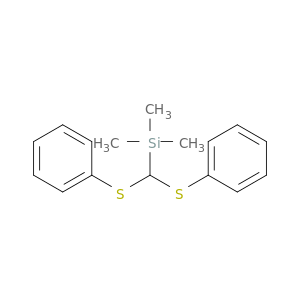 Silane, [bis(phenylthio)methyl]trimethyl-