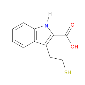 1H-Indole-2-carboxylic acid, 3-(2-mercaptoethyl)-