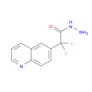 2,2-Difluoro-2-(quinolin-6-yl)acetohydrazide