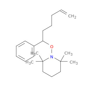 Piperidine, 2,2,6,6-tetramethyl-1-[(1-phenyl-5-hexenyl)oxy]-