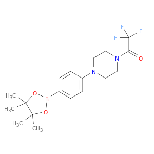 2,2,2-三氟-1-[4-[4-[4-(4,4,5,5-四甲基-1,3,2-二氧化物-2-基)苯基]-1-哌嗪基]乙酮