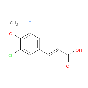 3-Chloro-5-fluoro-4-methoxycinnamic acid