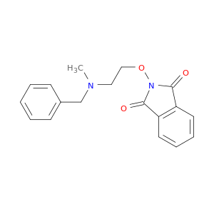 1H-Isoindole-1,3(2H)-dione, 2-[2-[methyl(phenylmethyl)amino]ethoxy]-