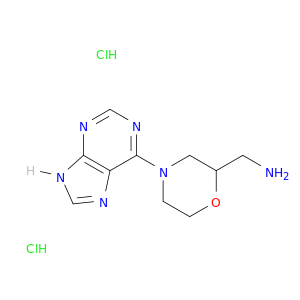 [4-(9H-purin-6-yl)morpholin-2-yl]methanamine dihydrochloride