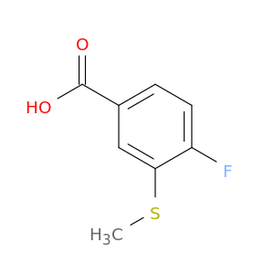 4-Fluoro-3-(methylsulfanyl)benzoic Acid