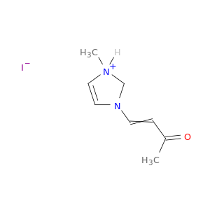 1H-Imidazolium, 1-methyl-3-(3-oxo-1-butenyl)-, iodide