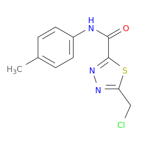 5-(氯甲基)-N-(4-甲基苯基)-1,3,4-噻二唑-2-甲酰胺