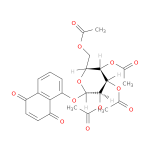 [(2R,3S,4S,5R,6S)-3,4,5-triacetyloxy-6-(5,8-dioxonaphthalen-1-yl)oxy-oxan-2-yl]methyl acetate