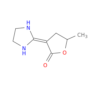 2(3H)-Furanone, dihydro-3-(2-imidazolidinylidene)-5-methyl-