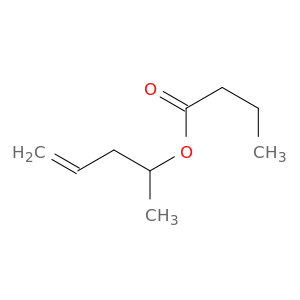 Butanoic acid, 1-methyl-3-butenyl ester