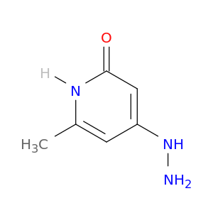 2(1H)-Pyridinone, 4-hydrazino-6-methyl-