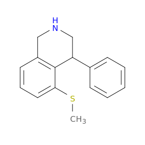 Isoquinoline, 1,2,3,4-tetrahydro-5-(methylthio)-4-phenyl-