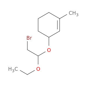 Cyclohexene, 3-(2-bromo-1-ethoxyethoxy)-1-methyl-