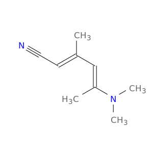 2,4-Hexadienenitrile, 5-(dimethylamino)-3-methyl-, (E,E)-