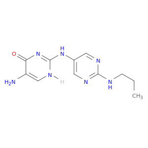 4(1H)-Pyrimidinone, 5-amino-2-[[2-(propylamino)-5-pyrimidinyl]amino]-