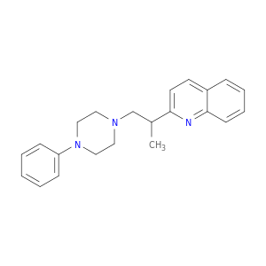 Quinoline,2-[1-methyl-2-(4-phenyl-1-piperazinyl)ethyl]-