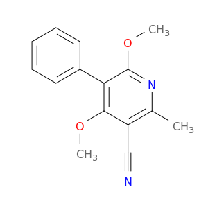 3-Pyridinecarbonitrile,4,6-dimethoxy-2-methyl-5-phenyl-