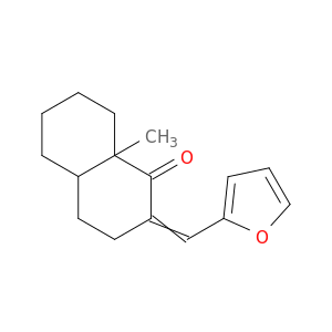 1(2H)-萘酮,2-(2-呋喃基亚甲基)八羟基-8A-甲基-,反式-