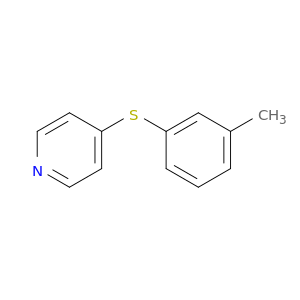 Pyridine, 4-[(3-methylphenyl)thio]-
