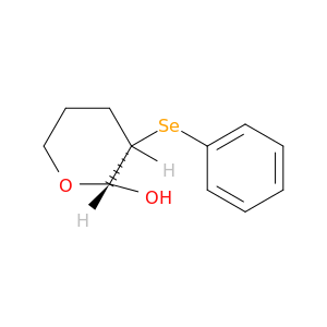 2H-Pyran-2-ol, tetrahydro-3-(phenylseleno)-, cis-