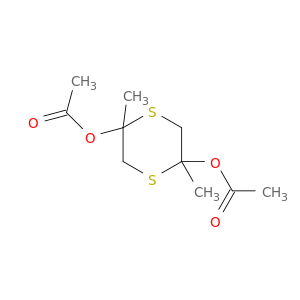 1,4-Dithiane-2,5-diol, 2,5-dimethyl-, diacetate