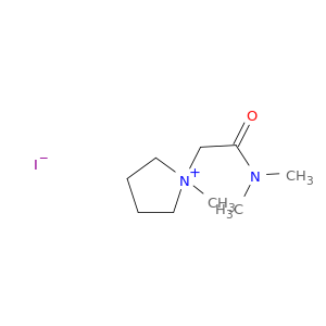 Pyrrolidinium,1-[2-(dimethylamino)-2-oxoethyl]-1-methyl-, iodide (1:1)