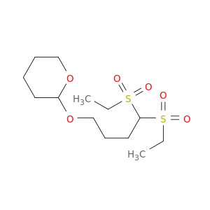 2-[4,4-bis(ethylsulfonyl)butoxy]tetrahydro-2h-pyran